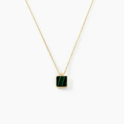 Histoire d'Or Collier Caron Or Jaune Malachite or jaune malachite vert Online