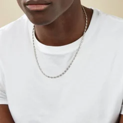 Histoire d'Or Collier Carrus Argent Blanc