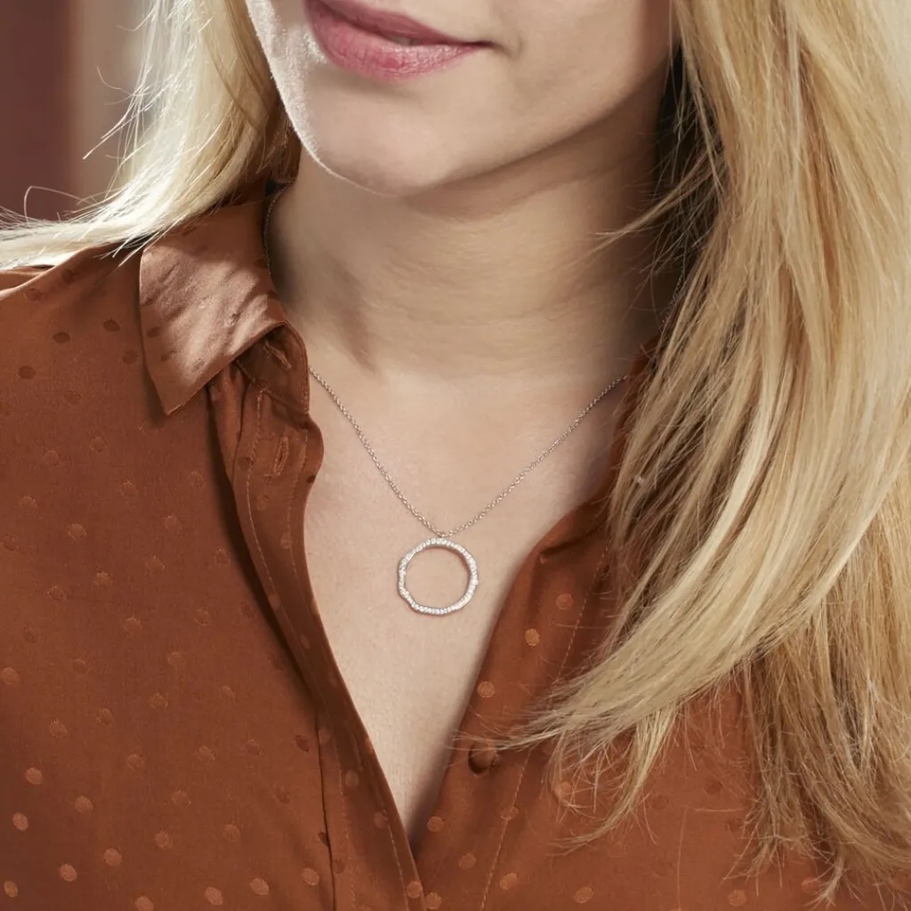 Histoire d'Or Collier Catalina Argent Blanc Oxyde De Zirconium Hot