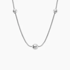 Histoire d'Or Collier Catarina Argent Blanc New