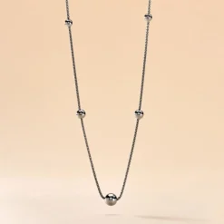 Histoire d'Or Collier Catarina Argent Blanc New