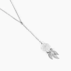 Histoire d'Or Collier Catchy Argent Blanc