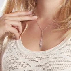 Histoire d'Or Collier Catchy Argent Blanc