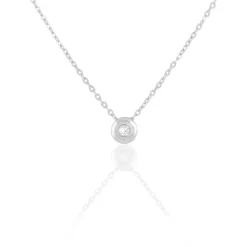 Histoire d'Or Collier Cate Argent Blanc Oxyde De Zirconium Clearance