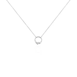 Histoire d'Or Collier Catiane Argent Blanc Oxyde De Zirconium Sale