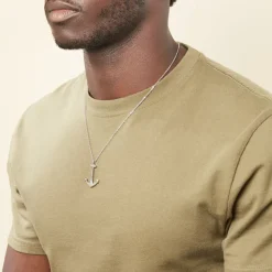 Histoire d'Or Collier Cedric Acier Blanc New