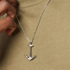 Histoire d'Or Collier Cedric Acier Blanc New