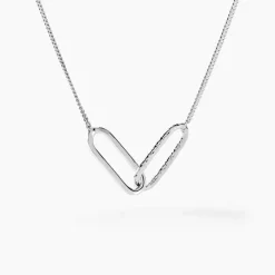 Histoire d'Or Collier Cedrine Argent Blanc Best