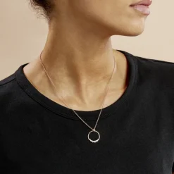 Histoire d'Or Collier Celene Argent Rose Oxyde De Zirconium Outlet