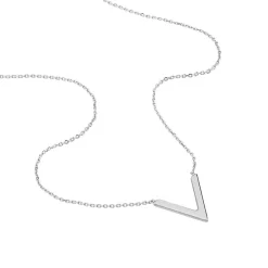 Histoire d'Or Collier Celene or blanc New