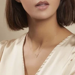 Histoire d'Or Collier Celene Or Jaune Oxyde De Zirconium