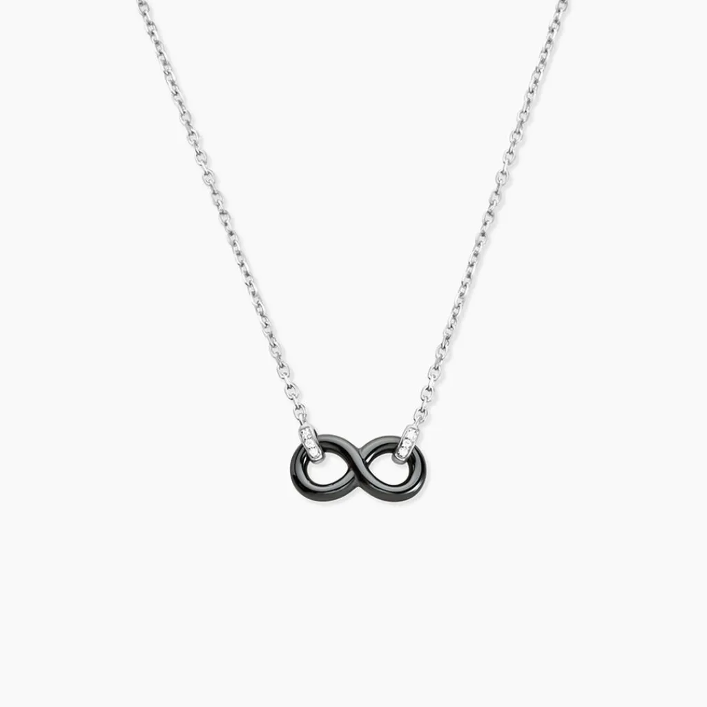 Histoire d'Or Collier Celinia Argent Blanc Céramique Et Oxyde De Zirconium Outlet