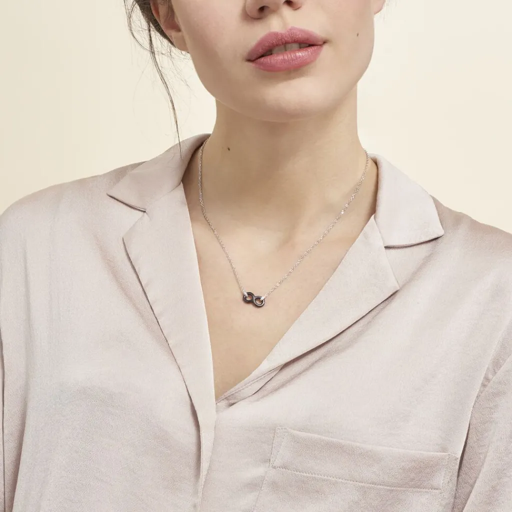 Histoire d'Or Collier Celinia Argent Blanc Céramique Et Oxyde De Zirconium Outlet