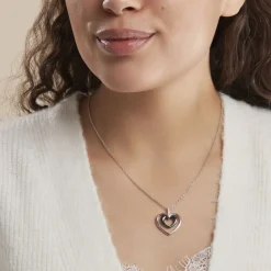 Histoire d'Or Collier Ceramik Design Argent Blanc Céramique Et Oxyde De Zirconium