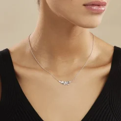 Histoire d'Or Collier Cesarine Argent Blanc Oxyde De Zirconium