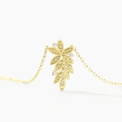 Histoire d'Or Collier Cezar Or Jaune Diamant Hot