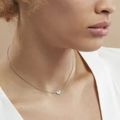 Histoire d'Or Collier Chandana Argent Blanc Discount