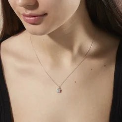 Histoire d'Or Collier Charlene Or Blanc Diamant Synthetique or blanc diamant synthétique blanc New