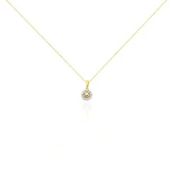 Histoire d'Or Collier Charletta Or Jaune Diamant New