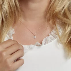 Histoire d'Or Collier Charletta Or Jaune Diamant New