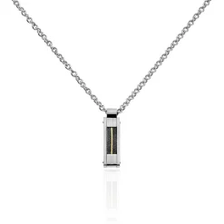 JOURDAN Collier Charlie-rose Acier Blanc Sale