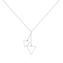 Histoire d'Or Collier Chayann Argent Blanc Outlet