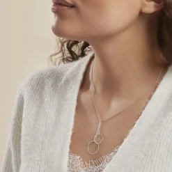 Histoire d'Or Collier Chayann Argent Blanc Discount