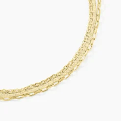 Histoire d'Or Collier Cherilyn Acier Doré Discount