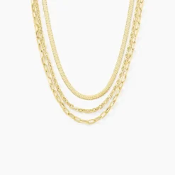 Histoire d'Or Collier Cherilyn Acier Doré Discount