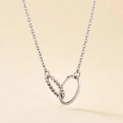 Histoire d'Or Collier Cherise Argent Blanc New