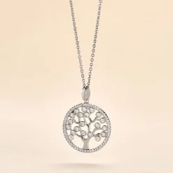 Histoire d'Or Collier Chimere Argent Blanc Oxyde De Zirconium New