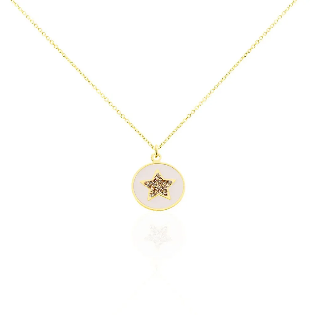 Histoire d'Or Collier Christelle Etoile Or Jaune Best