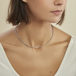 Histoire d'Or Collier Christine Argent Blanc Clearance