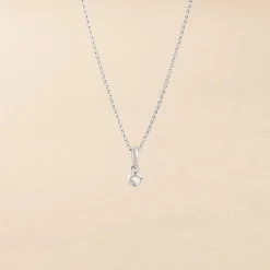 Histoire d'Or Collier Cicelie Or Blanc Diamant New