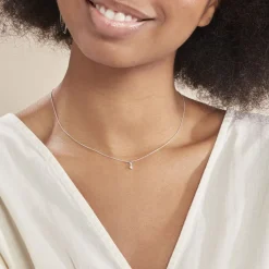 Histoire d'Or Collier Cicelie Or Blanc Diamant New