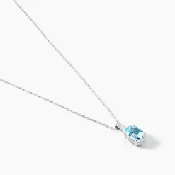 Histoire d'Or Collier Cindy Or Blanc Topaze Oxyde De Zirconium Sale