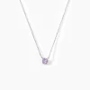 Histoire d'Or Collier Clair Or Blanc Amethyste Online