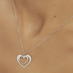 Histoire d'Or Collier Clarra Argent Blanc Discount