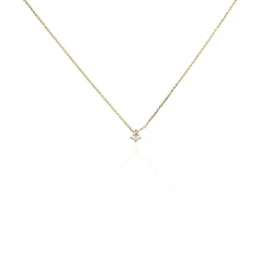 Histoire d'Or Collier éclat Perlé Plaqué Or Oxyde De Zirconium