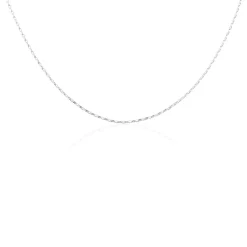 Histoire d'Or Collier Claudine Maille Forcat Argent Blanc Outlet