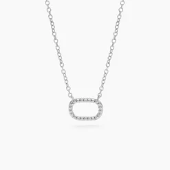 Histoire d'Or Collier Clem Argent Blanc Sale