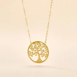 Histoire d'Or Collier Clemenca Or Jaune New