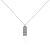 Histoire d'Or Collier Clement Acier Blanc Oxyde De Zirconium Clearance