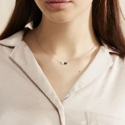 Histoire d'Or Collier Clementine Argent Blanc Oxyde De Zirconium Hot