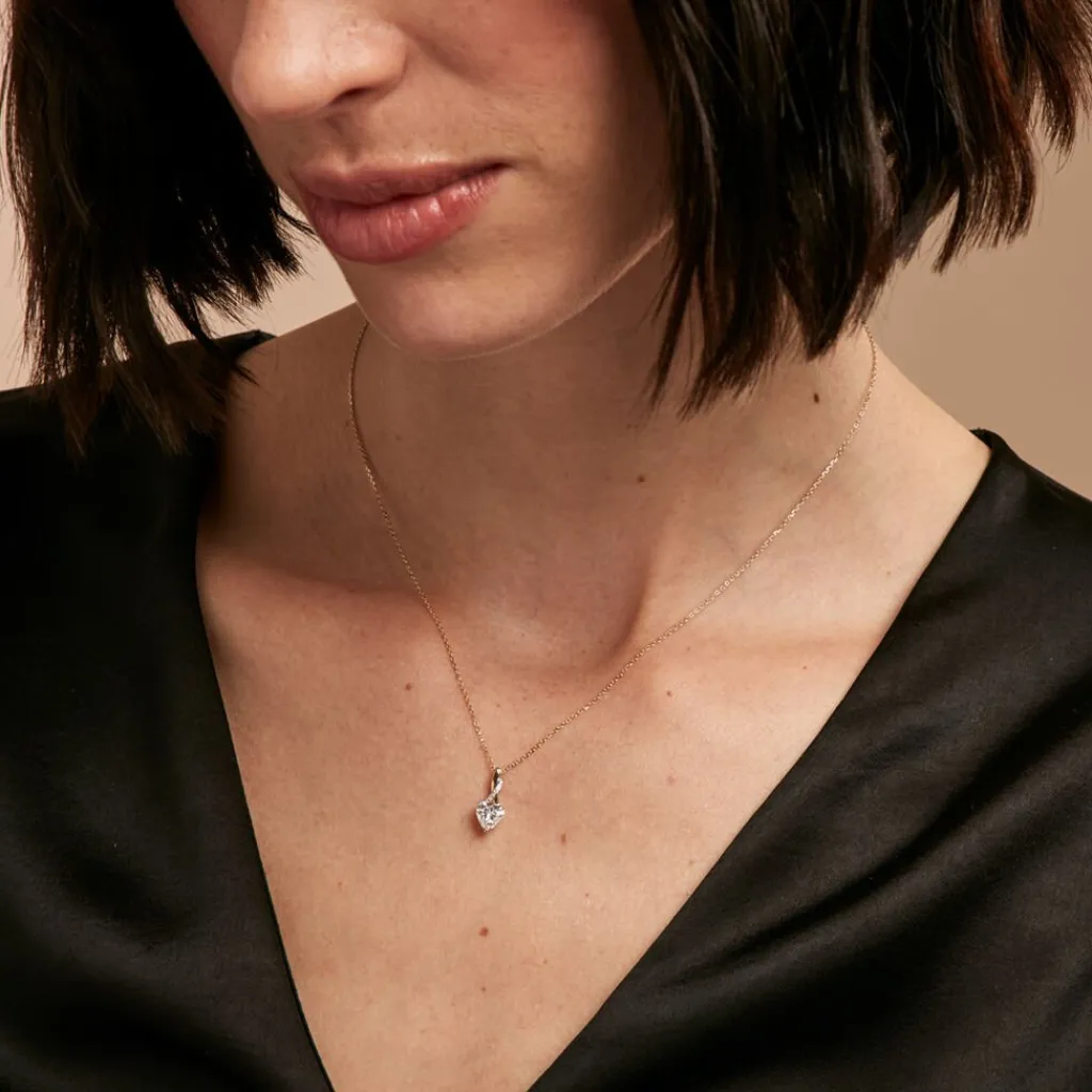 Histoire d'Or Collier Clothilde De Zirconium or jaune oxyde Sale