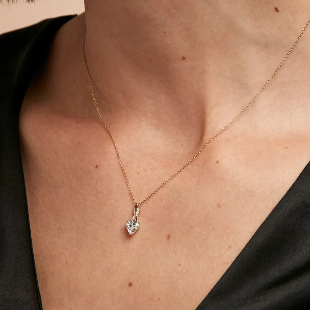 Histoire d'Or Collier Clothilde De Zirconium or jaune oxyde Sale