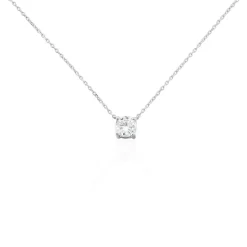 Histoire d'Or Collier Collection Aphrodite Or Blanc Diamant Synthetique Online
