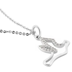 Histoire d'Or Collier Colombe Argent Blanc Oxyde De Zirconium Discount