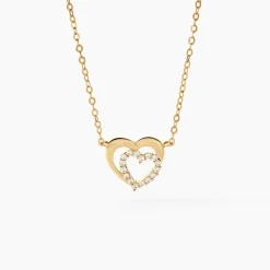 Histoire d'Or Collier Constancia Or Jaune Oxyde De Zirconium Outlet