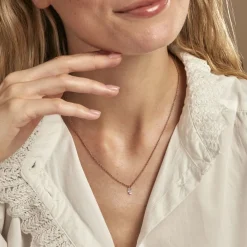 Histoire d'Or Collier Constantin De Zirconium argent rose oxyde New